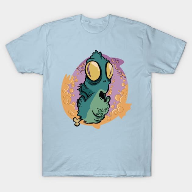 Roly Poly Fish Head T-Shirt by westinchurch